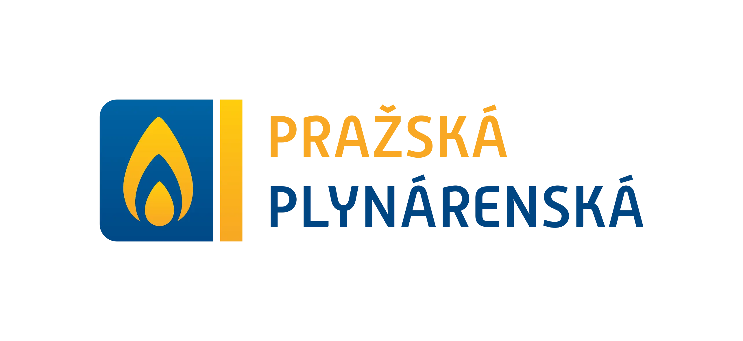 Pražská plynárenská logo